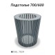 Подстолье 700 на 600 серое
